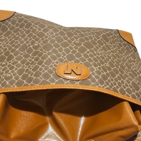 Nina Ricci Shoulder Bag Leather Trim with Coin Pouch - Picture 4 of 10